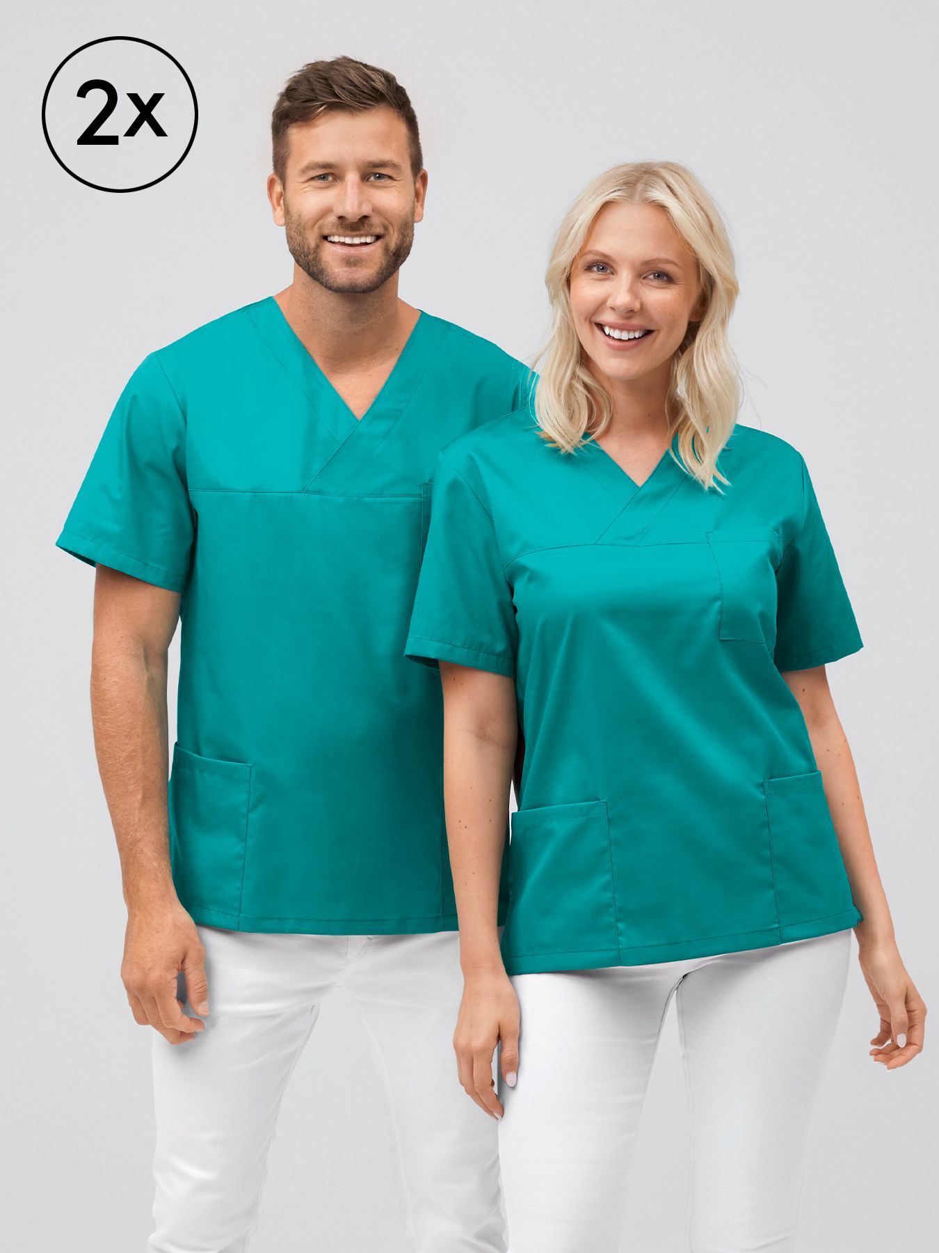 Unisex operatietuniek PISA – dubbelpak