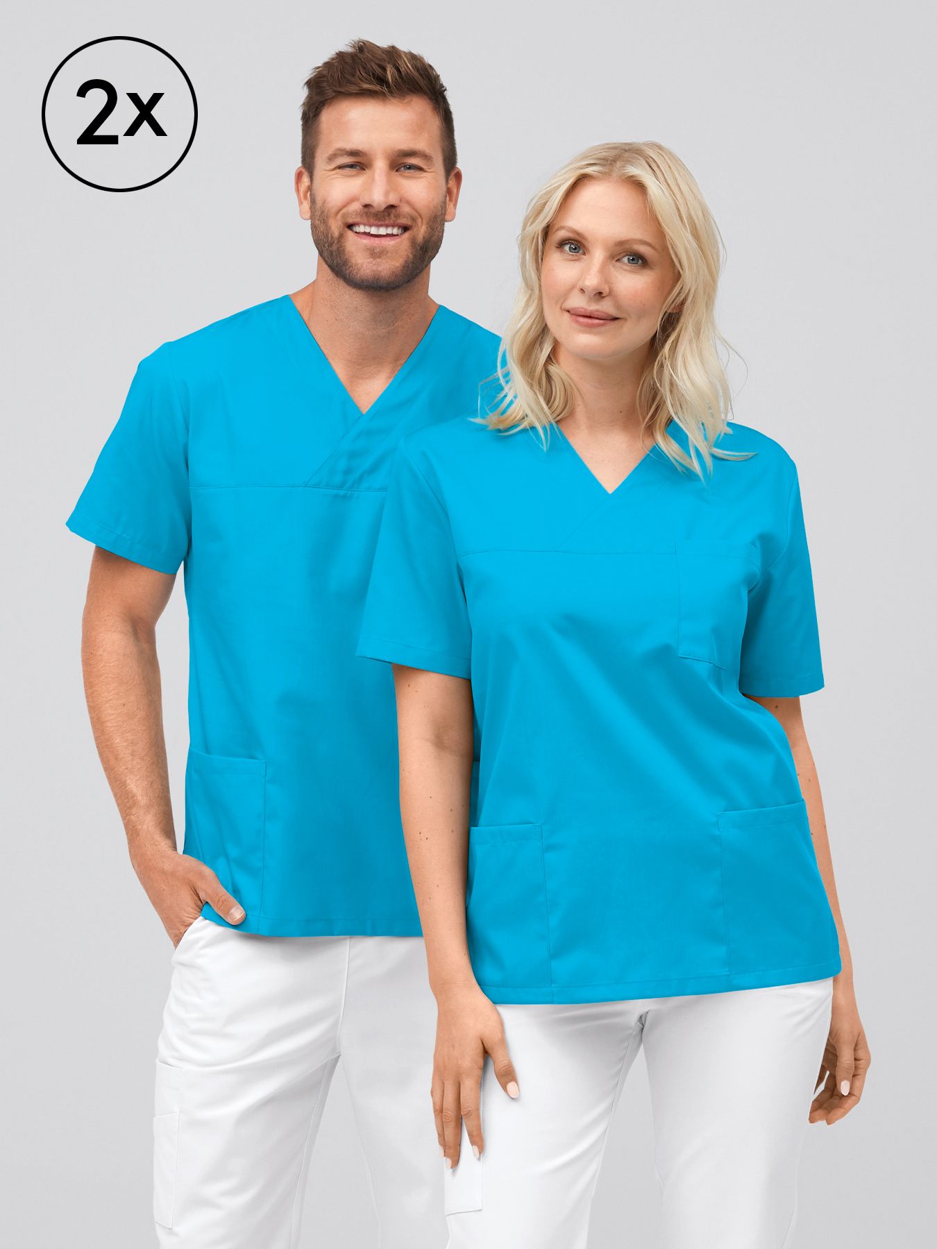 Unisex operatietuniek PISA – dubbelpak