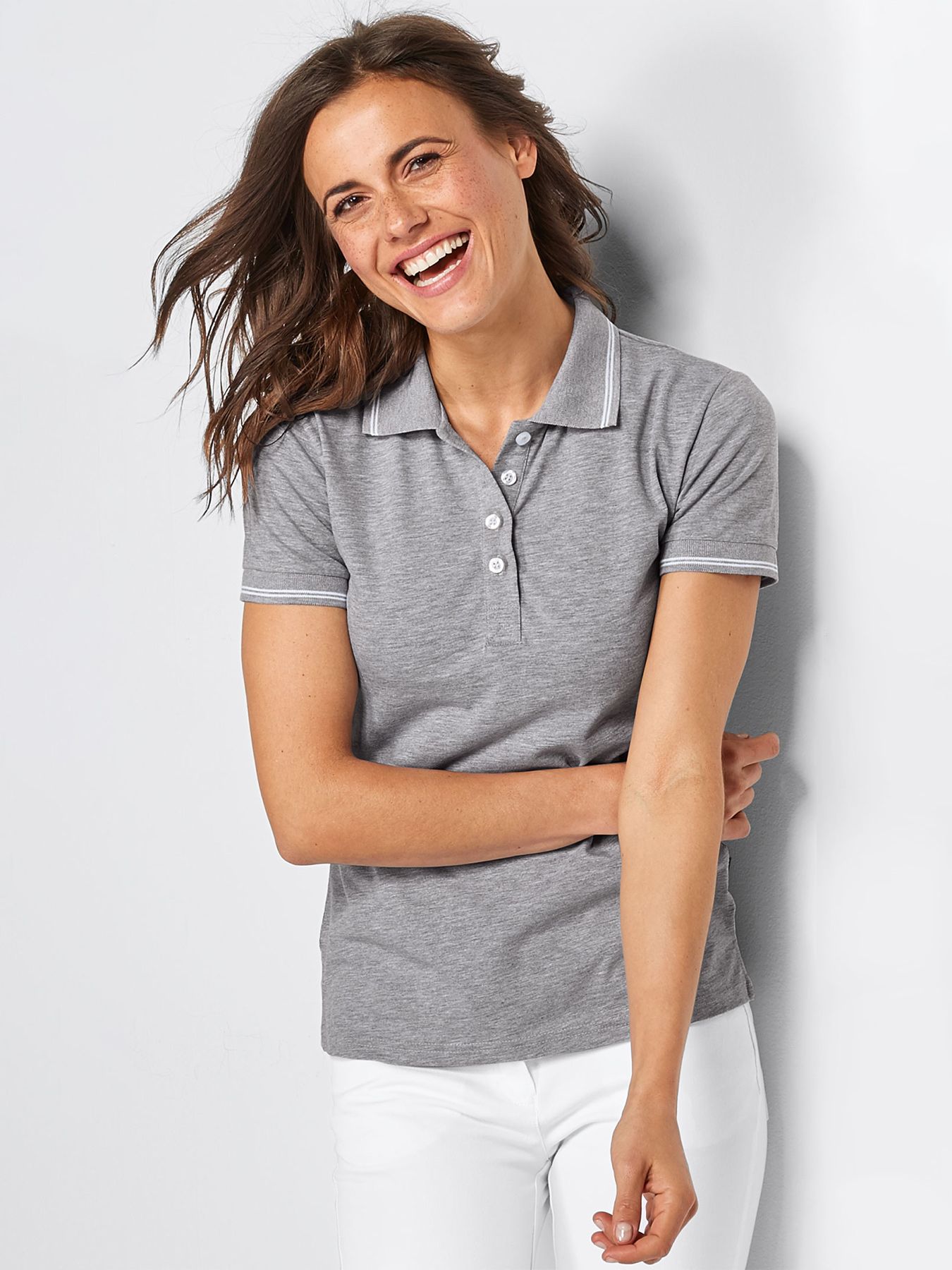 Dames poloshirt – single jersey
