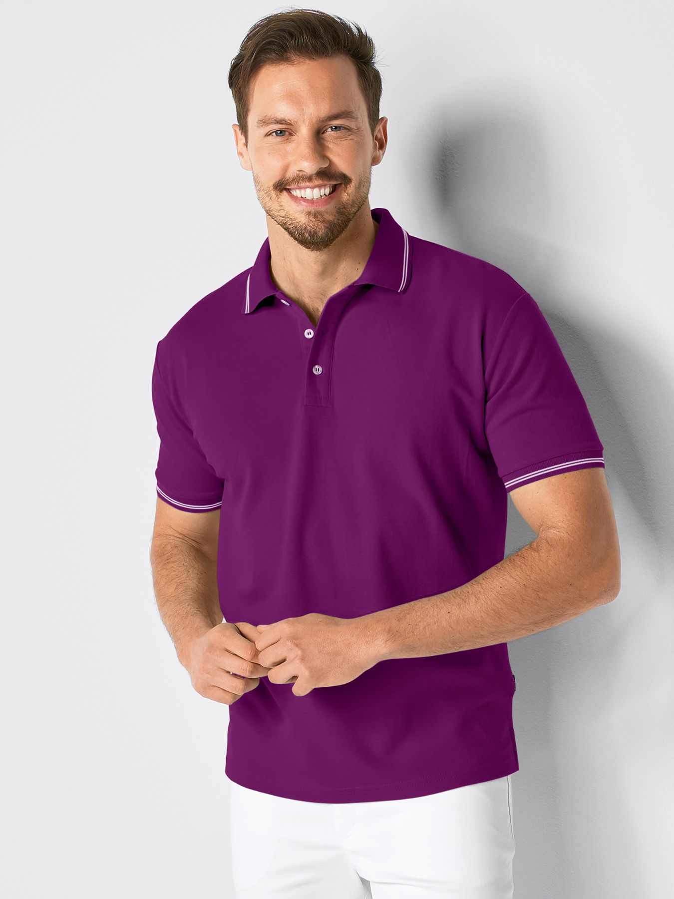 Heren poloshirt – piqué
