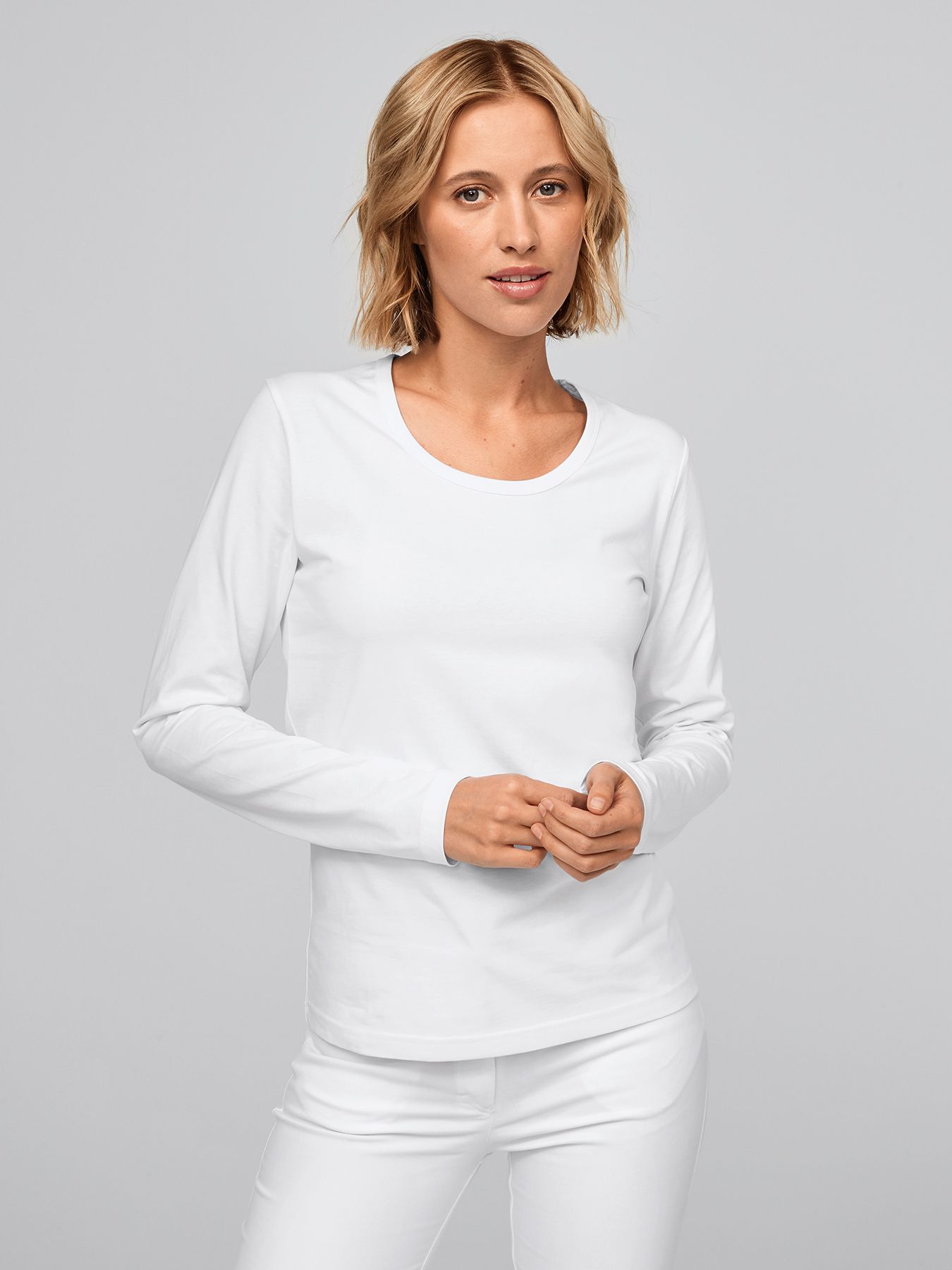 Damesshirt met lange mouwen ZAMORA, 60°-was