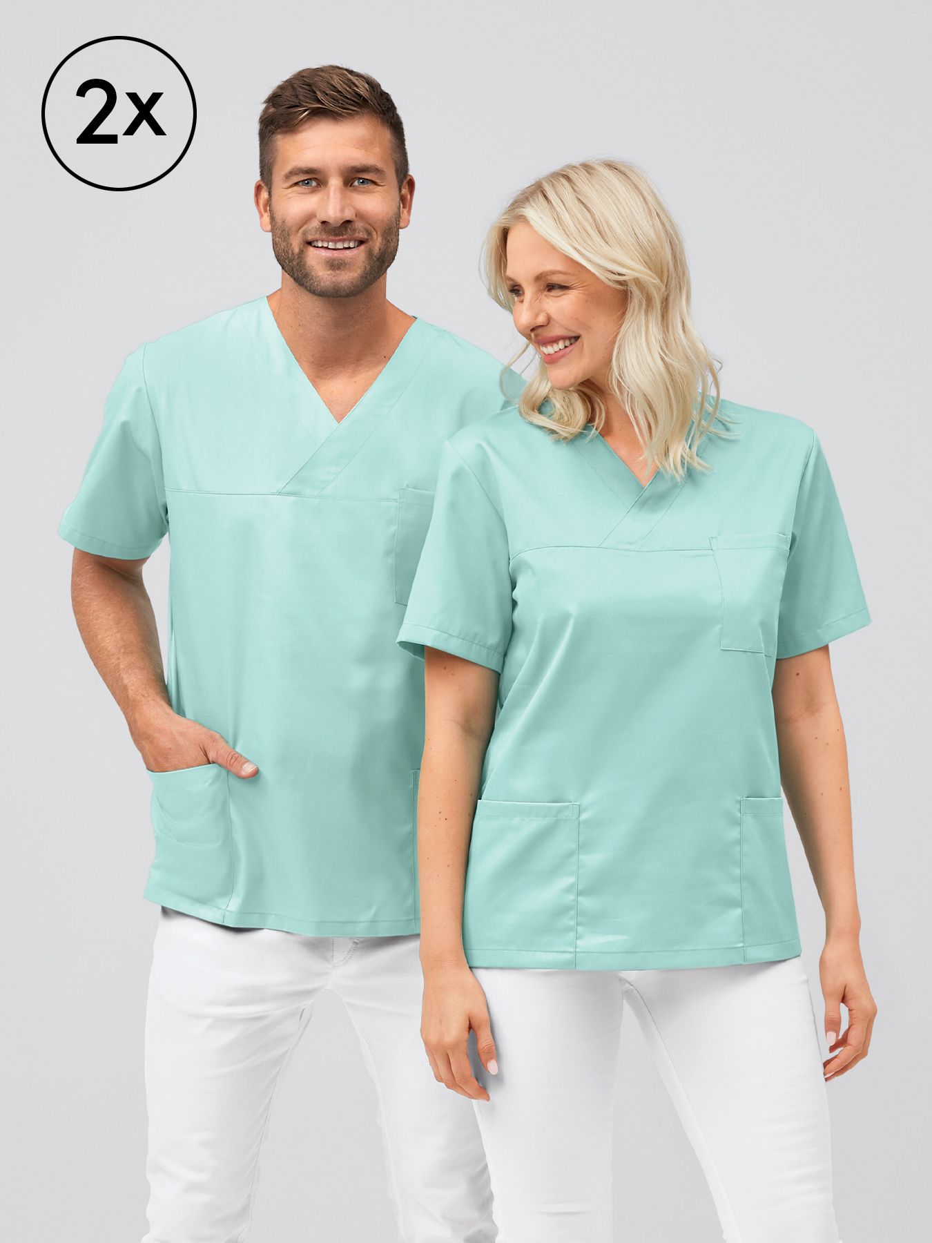 Unisex operatietuniek PISA – dubbelpak