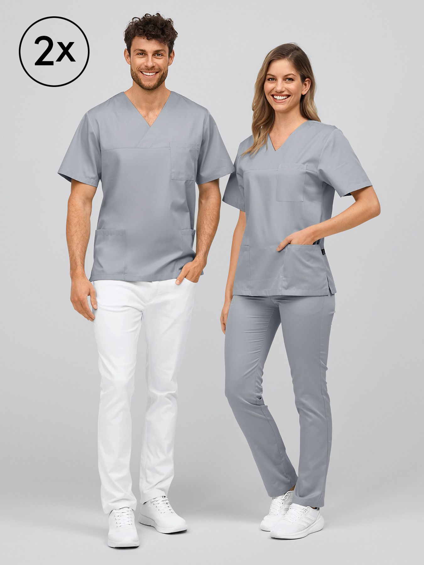Unisex operatietuniek PISA – dubbelpak