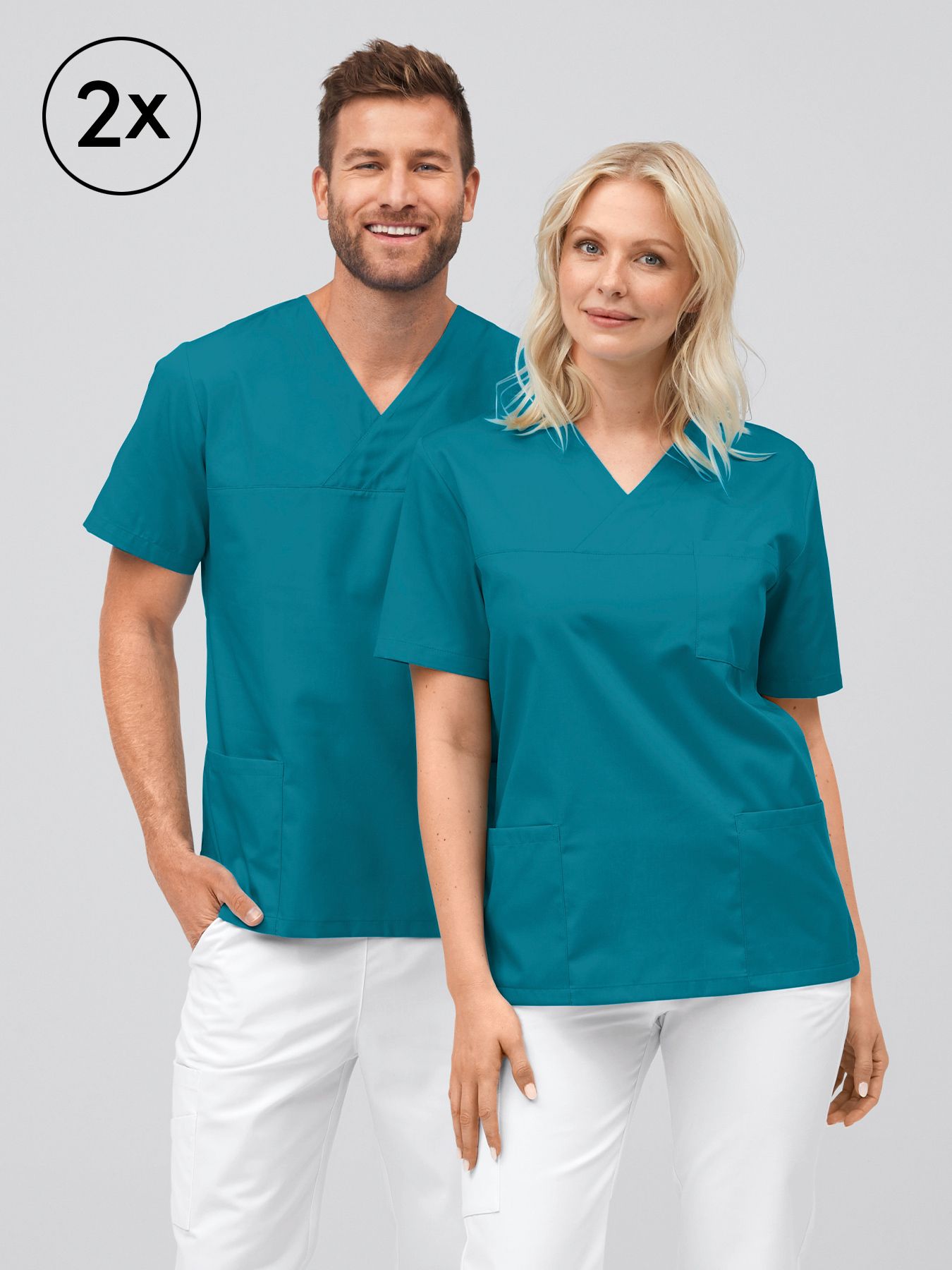 Unisex operatietuniek PISA – dubbelpak