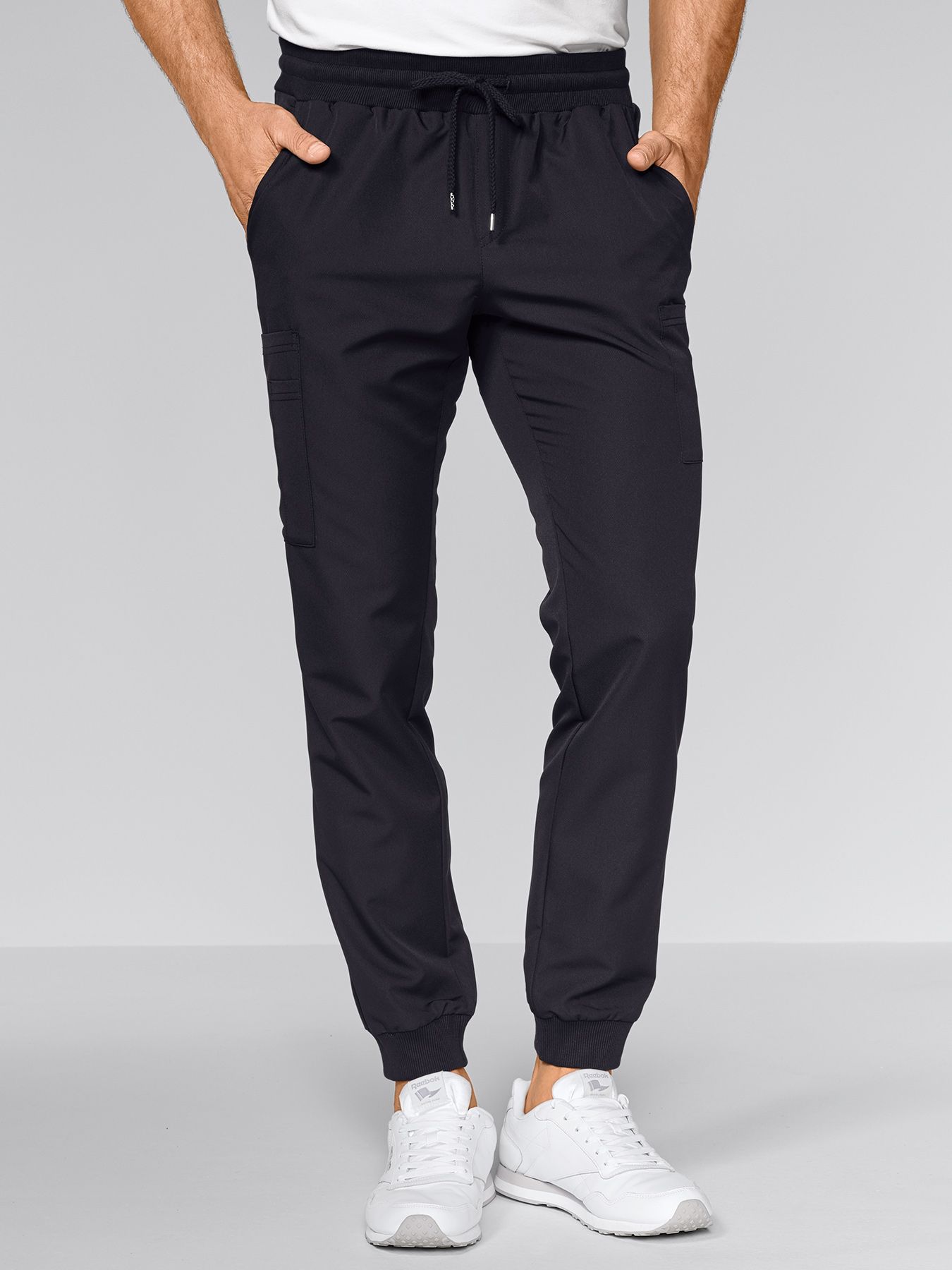 Herenbroek met elastische enkelboord RODEZ – active-stretch 