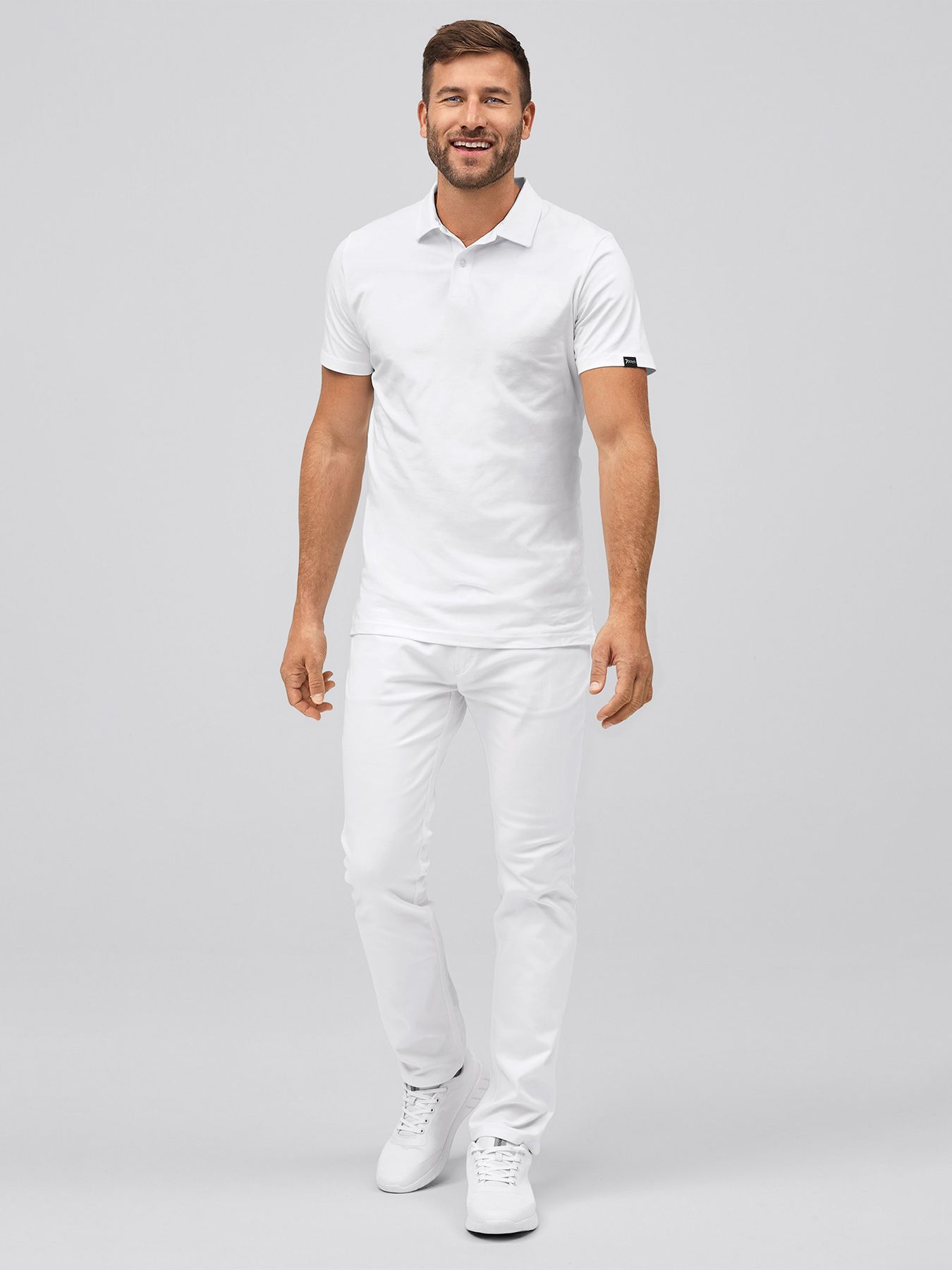 Unisex polo MADRID – single jersey 