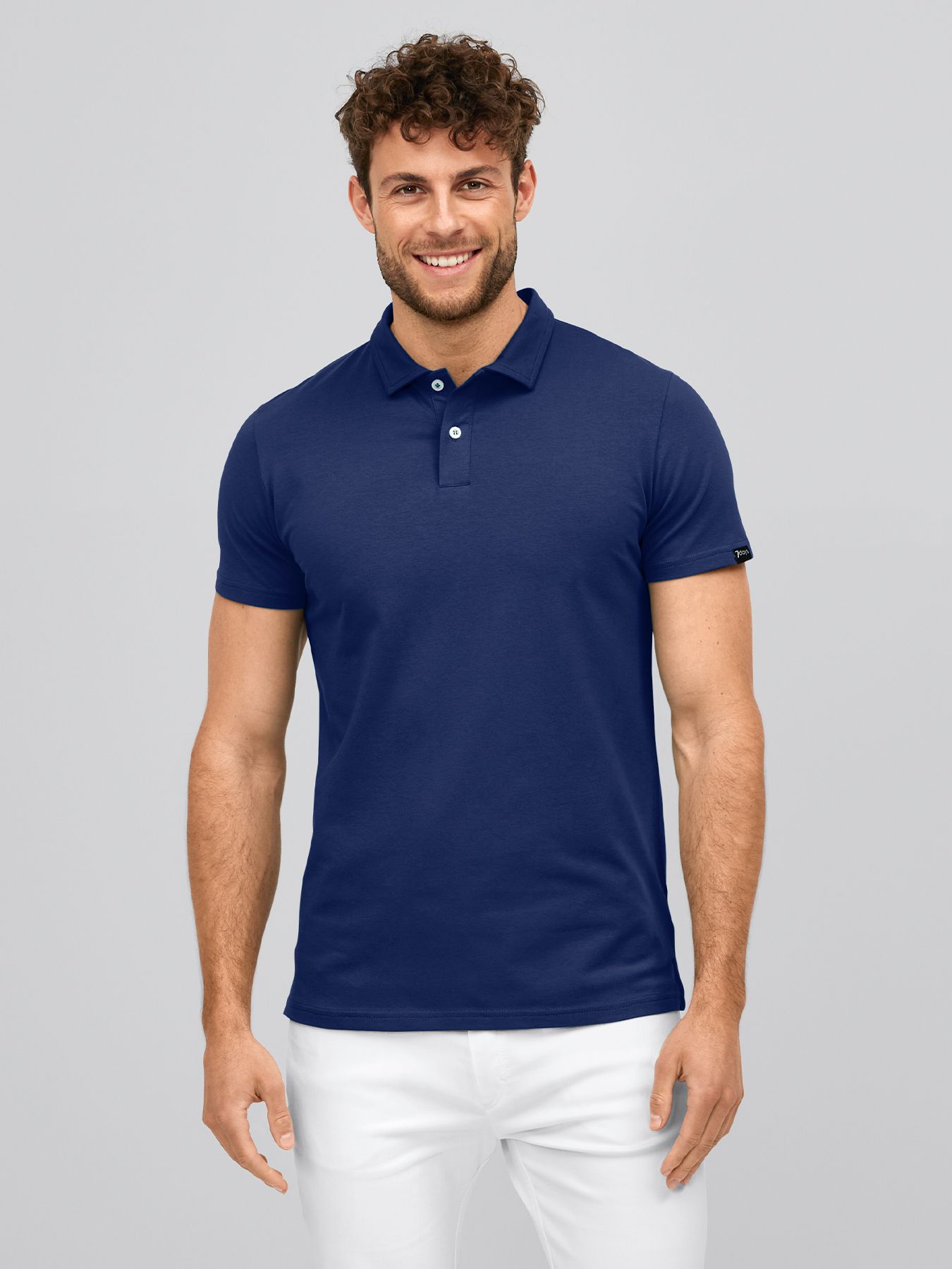 Unisex polo MADRID – single jersey 