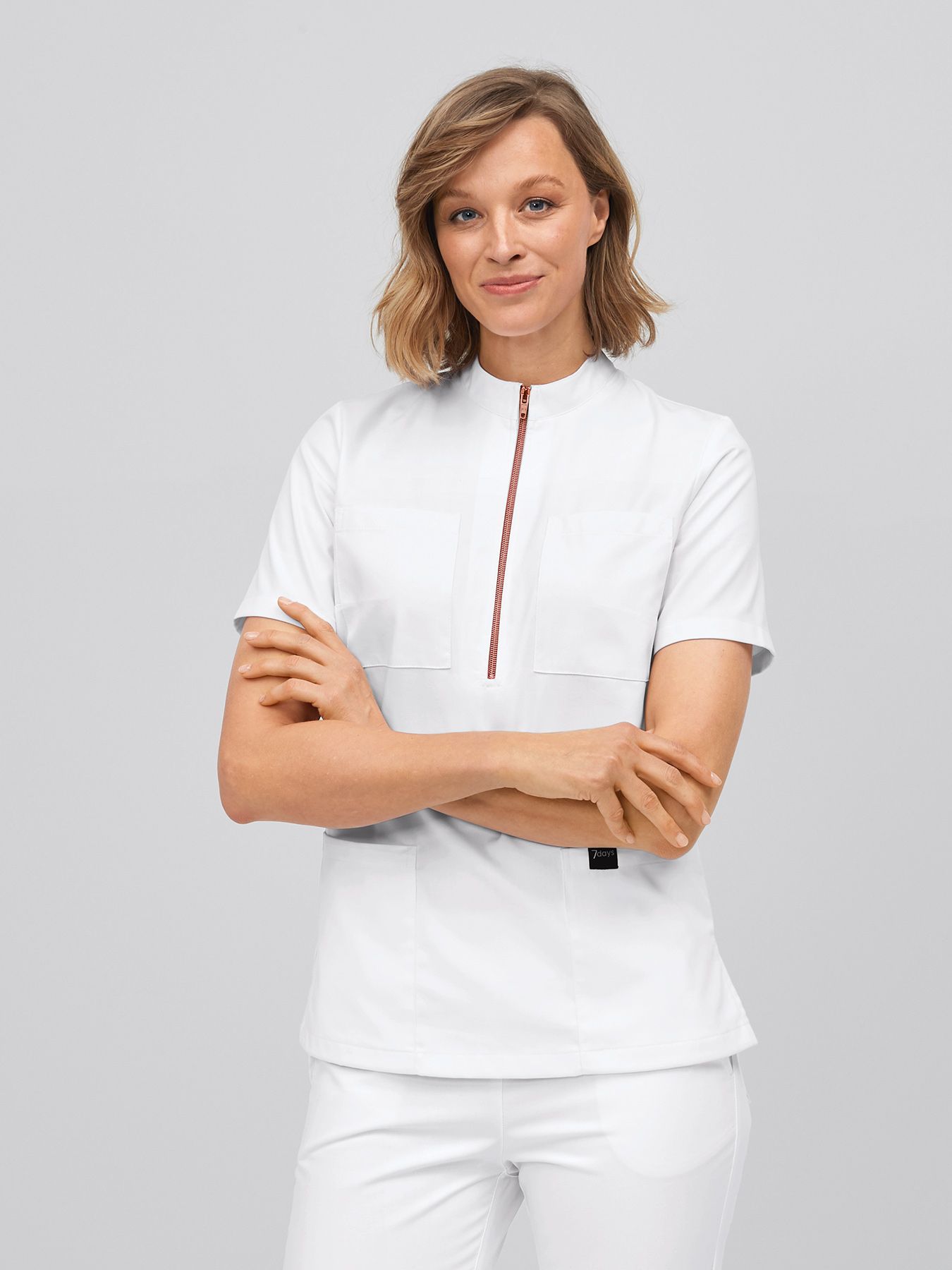 Slip-on damestuniek met rits