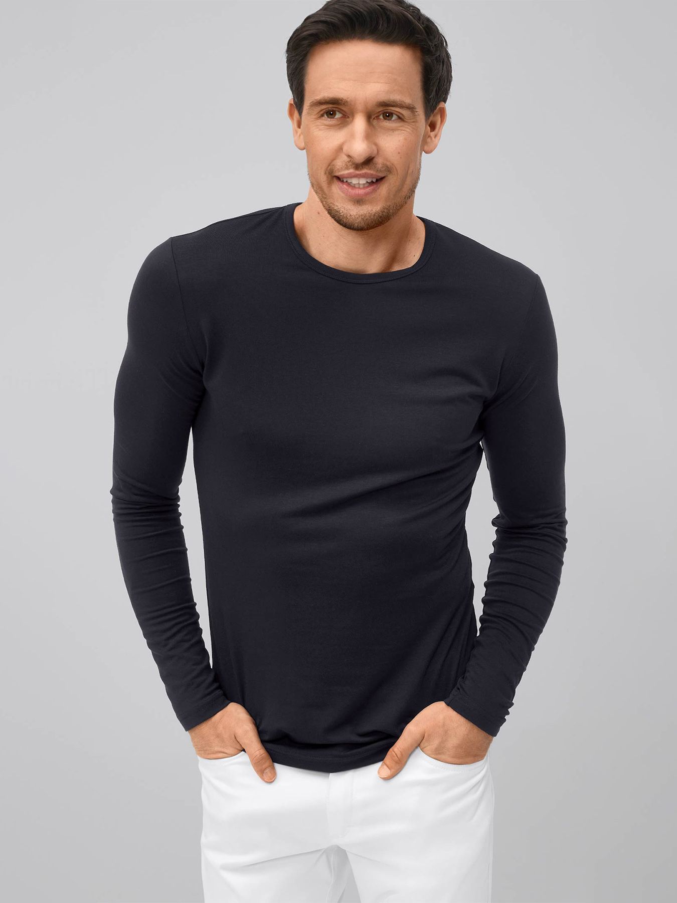 Shirt met lange mouwen – Lyocell