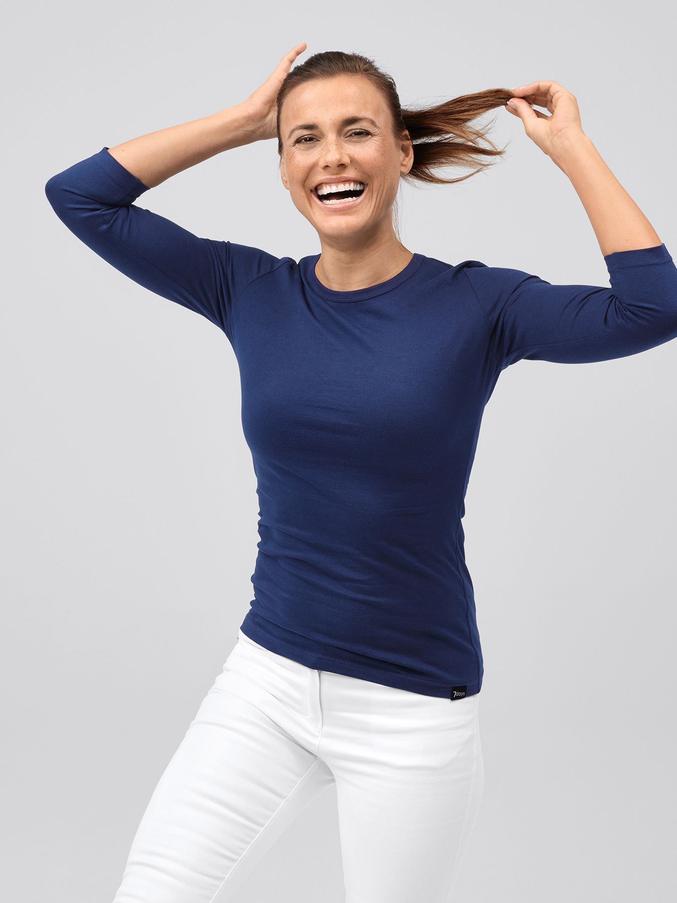 Damesshirt met ¾-mouwen RIGA, 60°-was