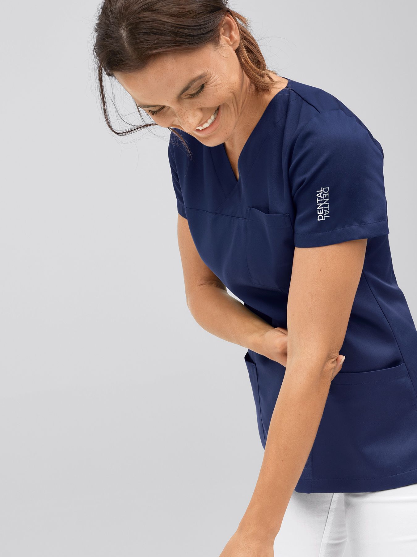 Slip-on damestuniek – DENTAL borduurwerk