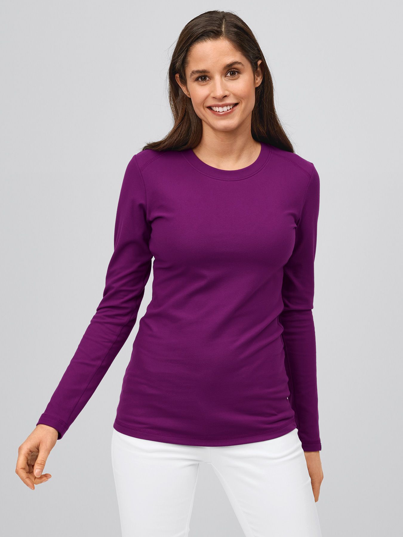 Damesshirt ABDERA – microfleece