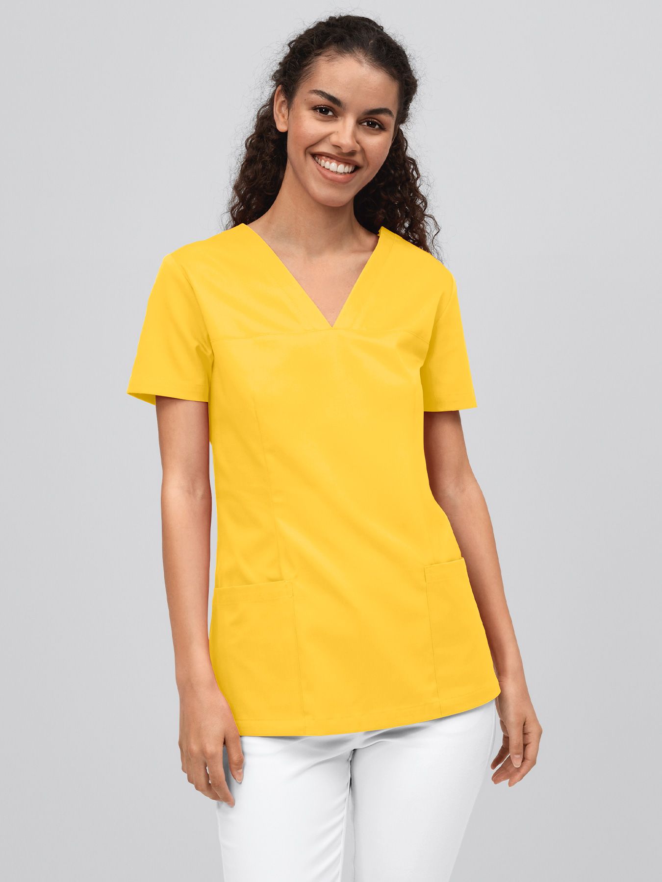 Slip-on tuniek met V-hals - 60°-was