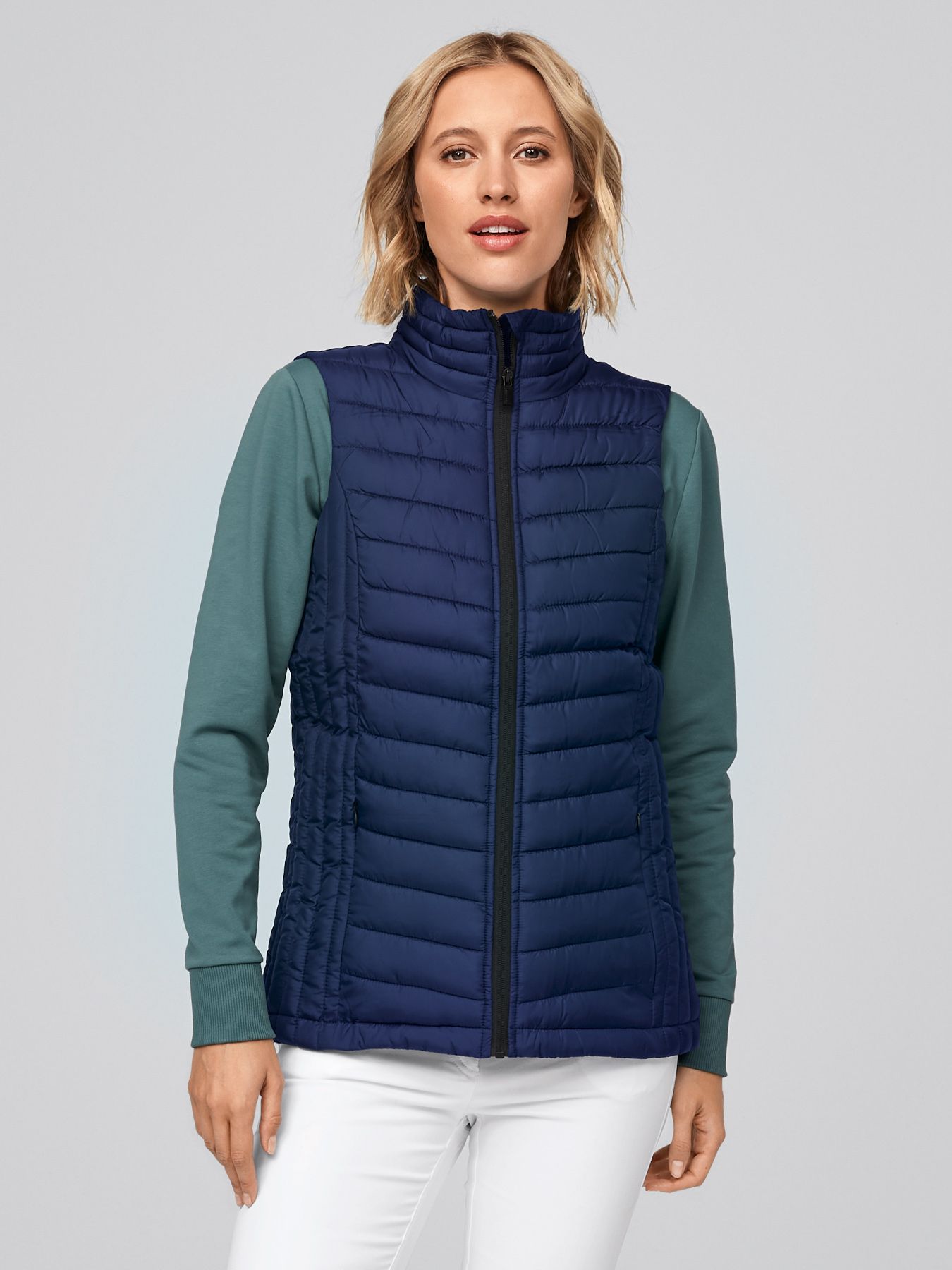 Gewatteerde bodywarmer voor dames 