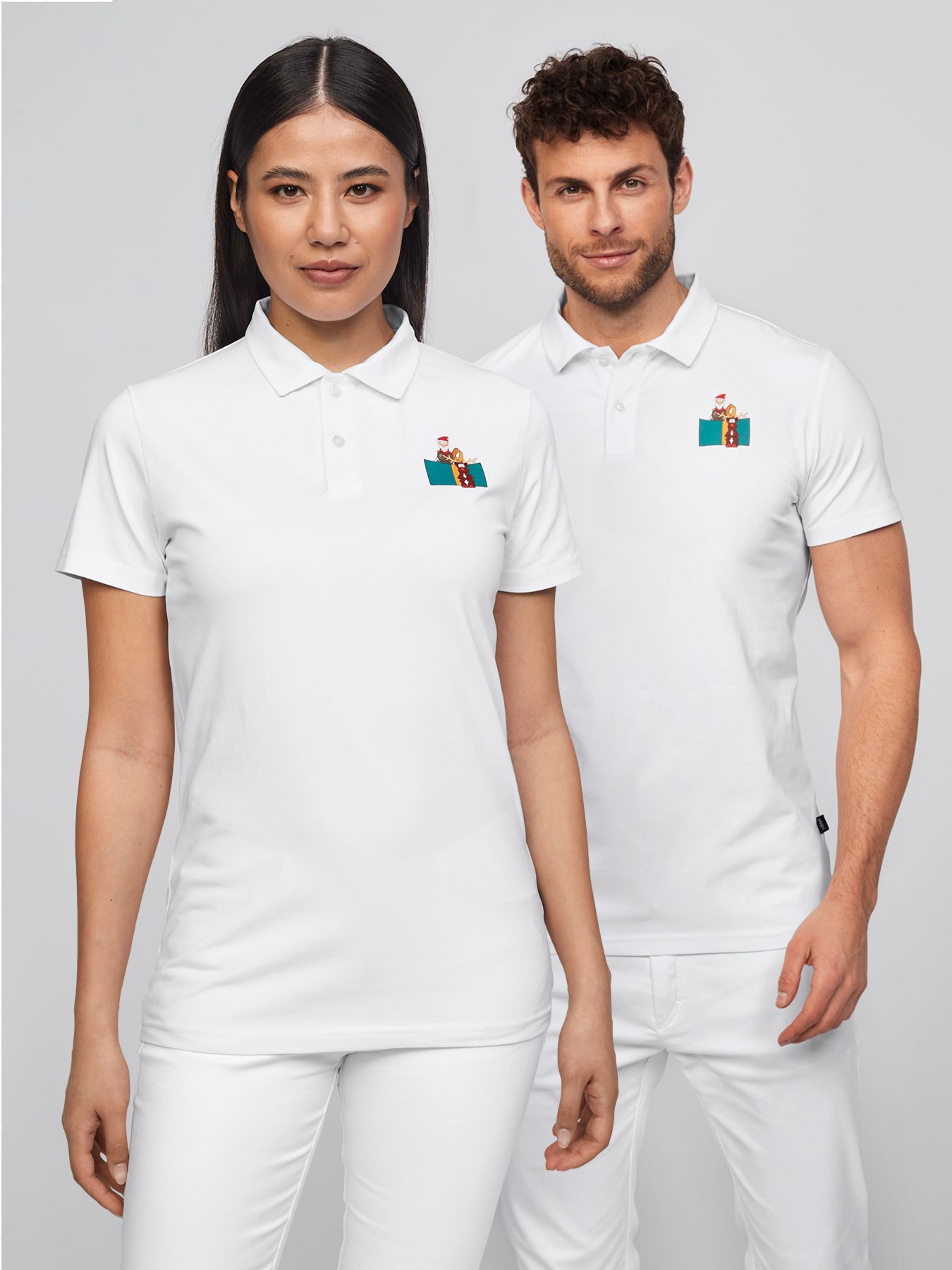 Unisex poloshirt MEPPEN – Kerst