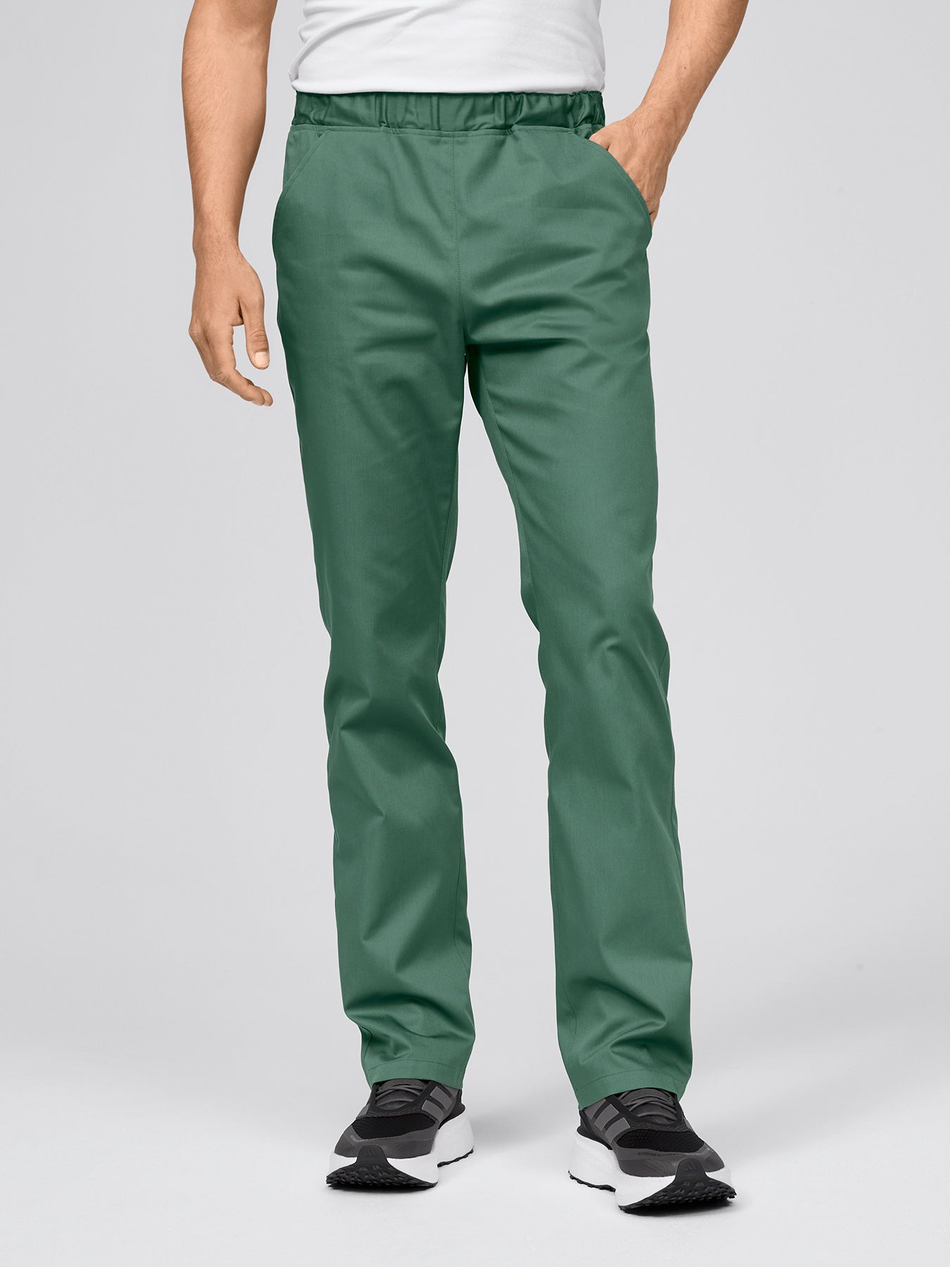 Herenbroek met elastische tailleboord CORBY