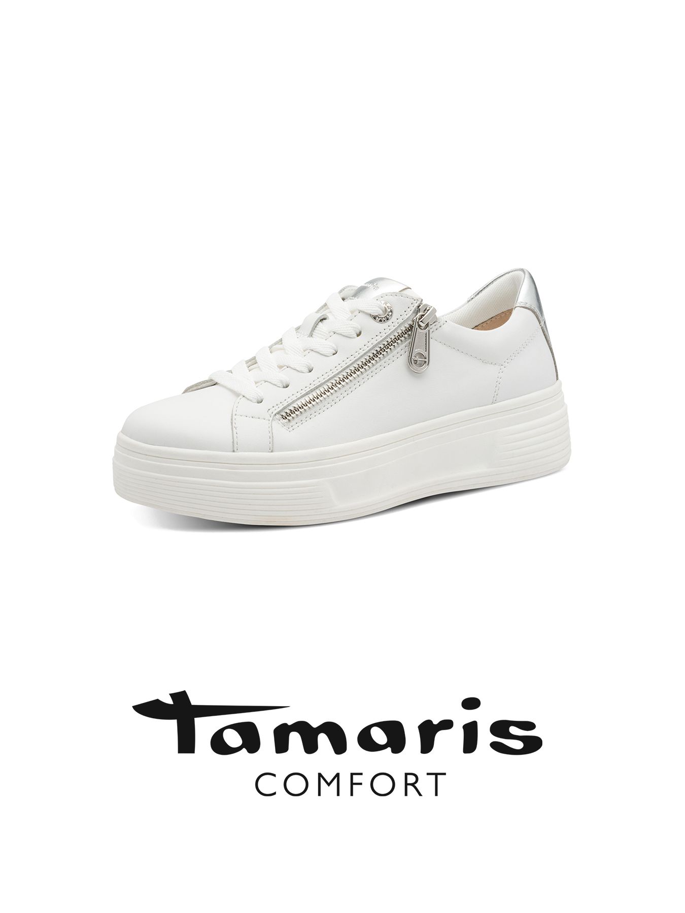 Sneaker met plateauzool TAMARIS