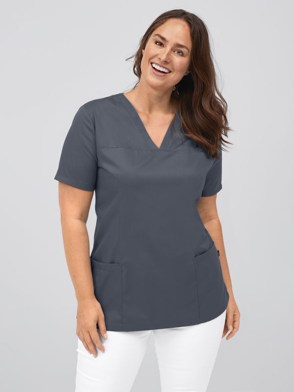 Slip on tuniek met V-hals - 60°-was