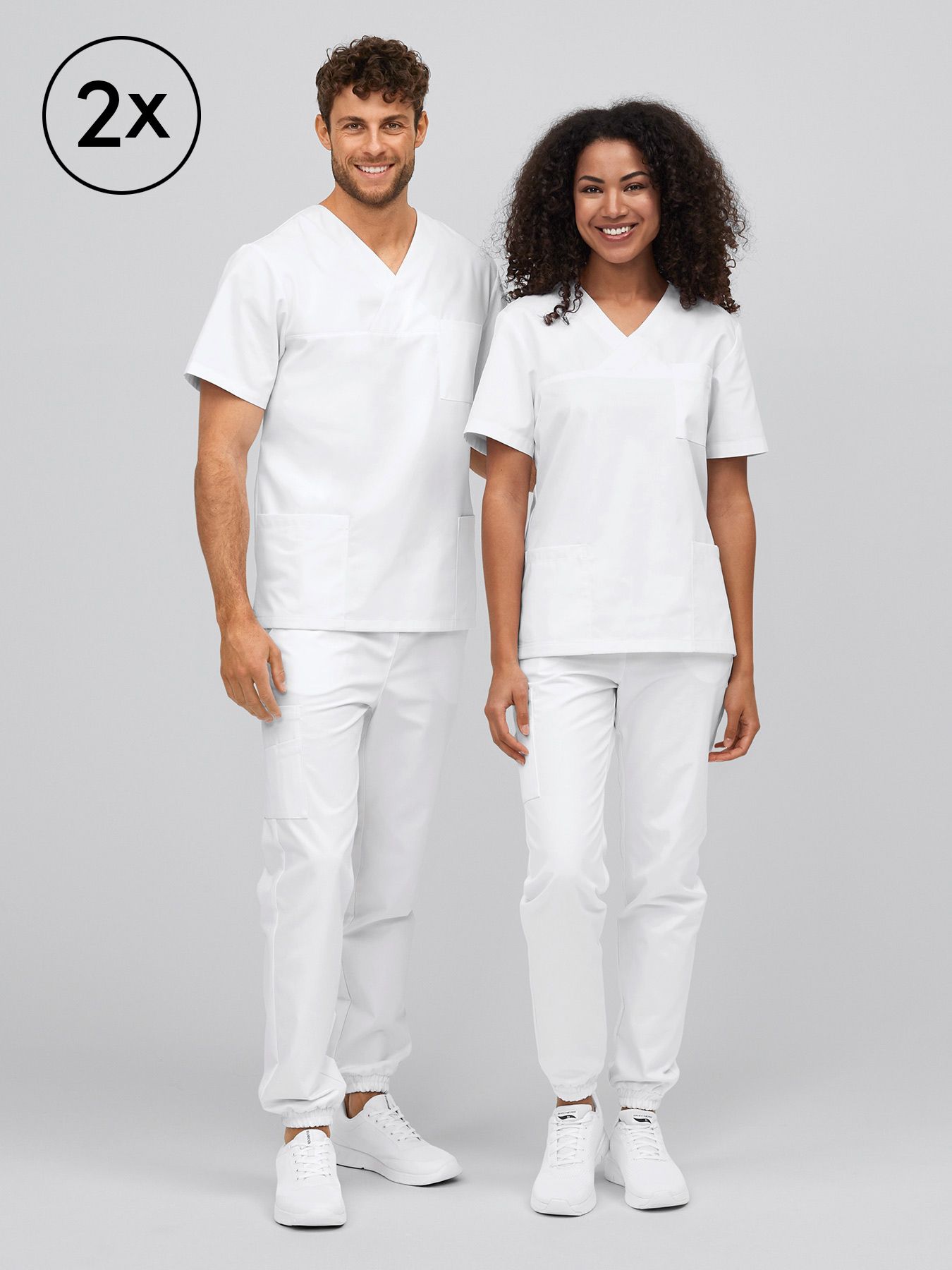 Unisex operatietuniek PISA – dubbelpak
