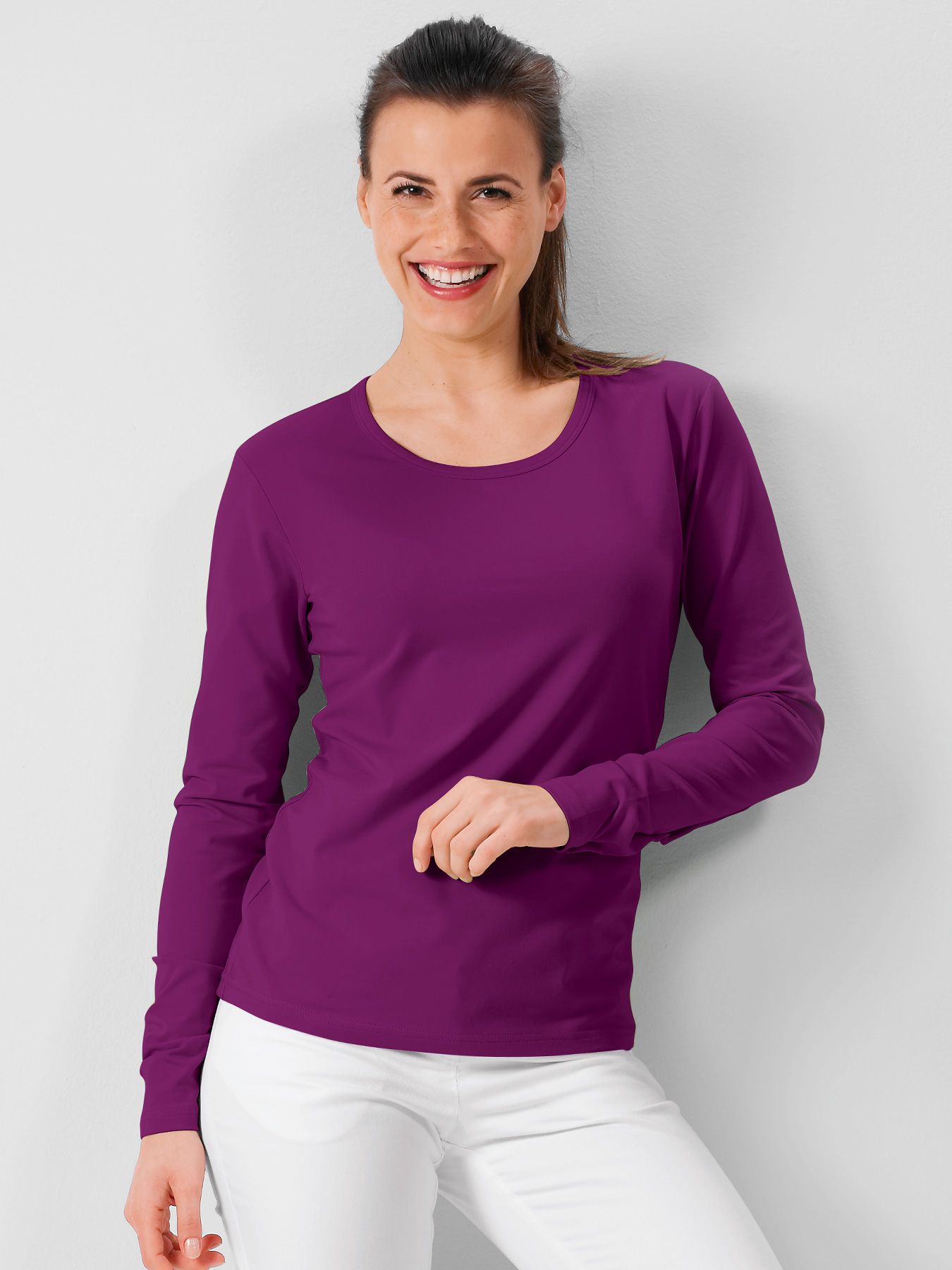 Damesshirt met lange mouwen ZAMORA, 60°-was