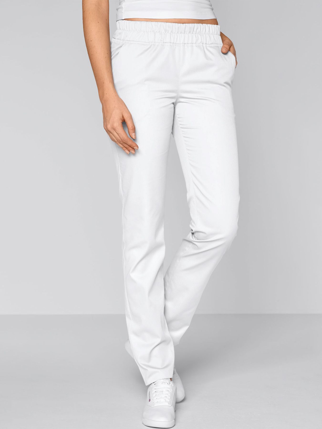 Broek met elastische taille