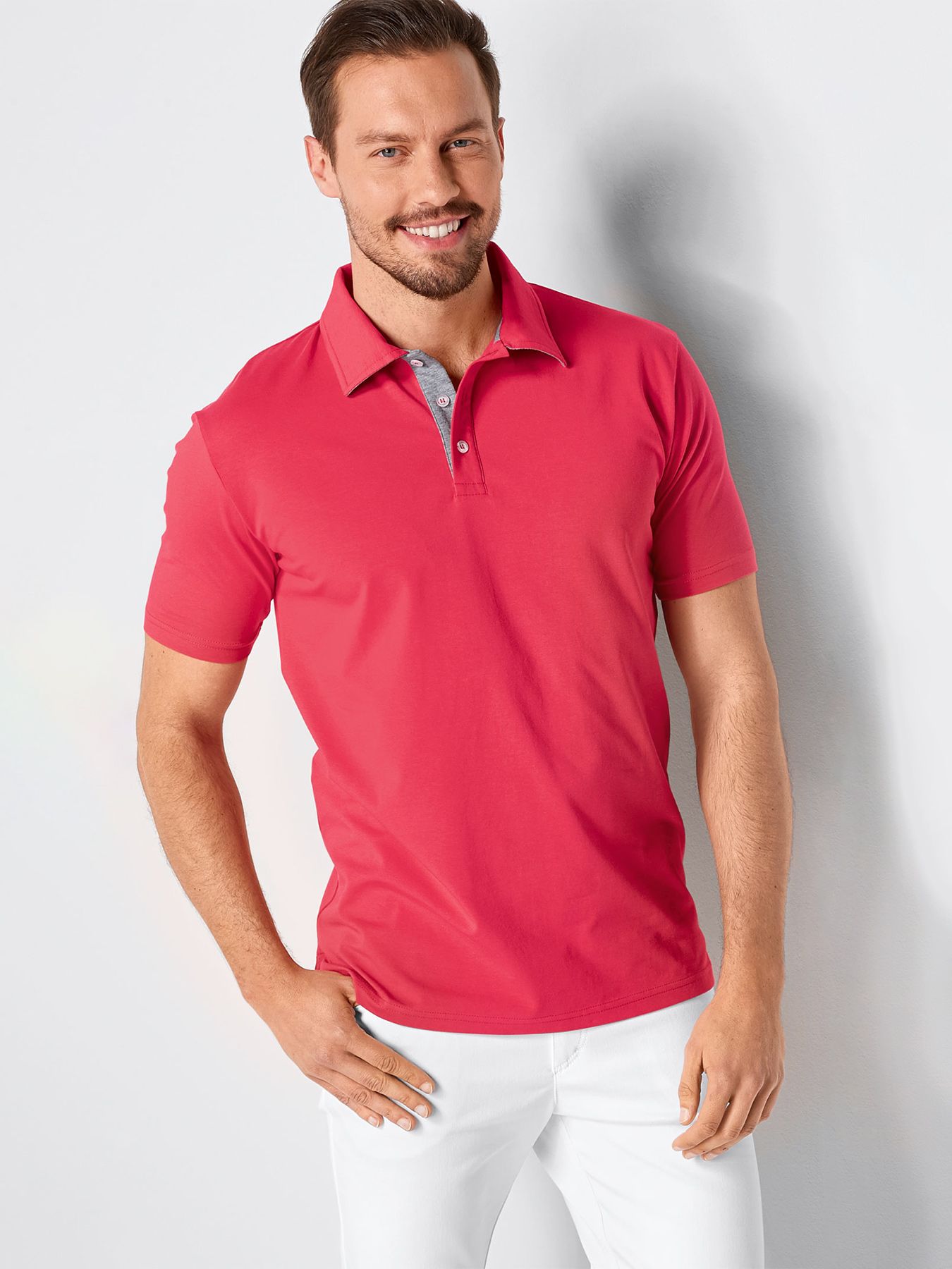 Heren poloshirt – single jersey 