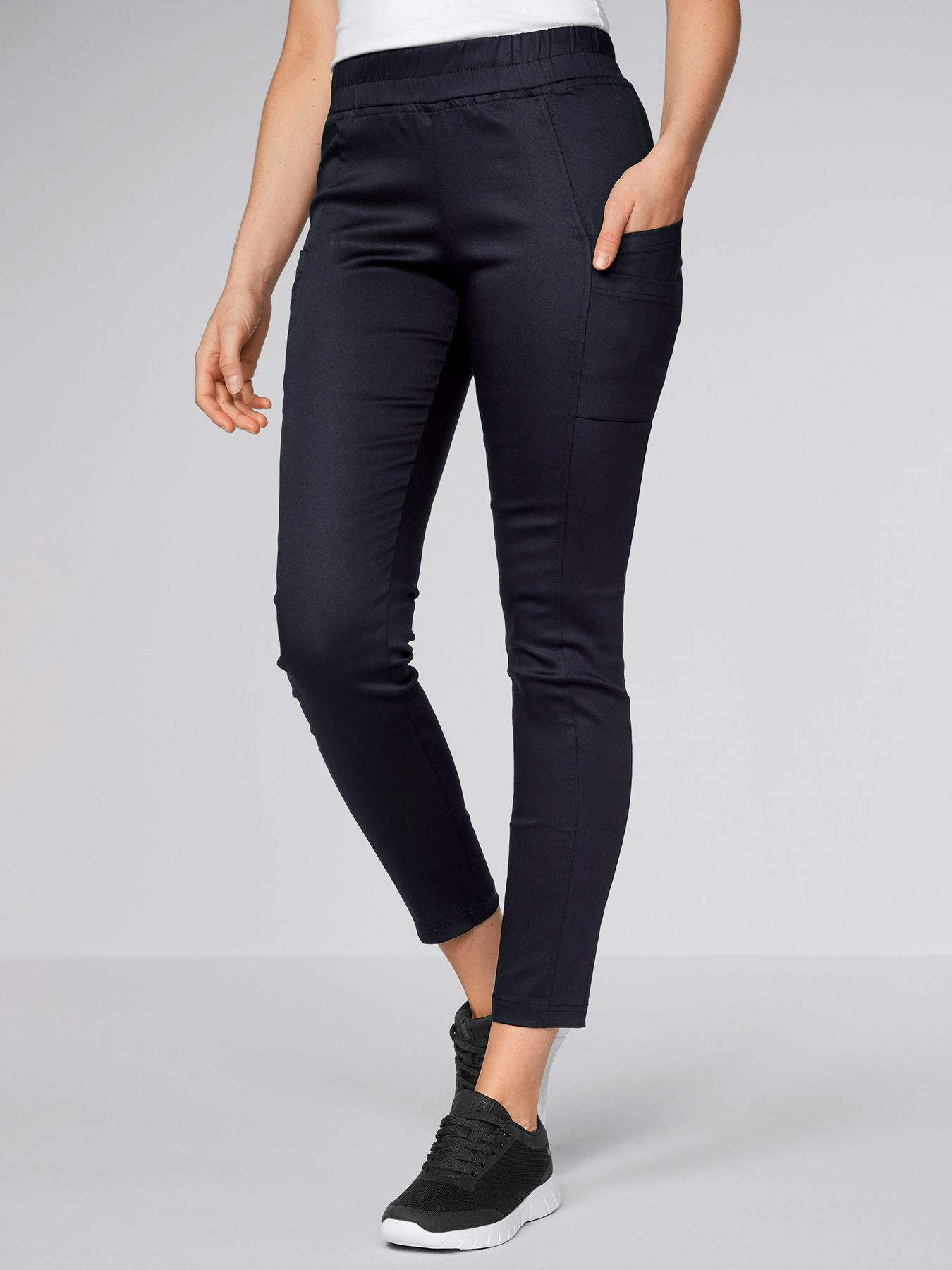 Damesbroek met beenzakken BELLUNO – soft-stretch