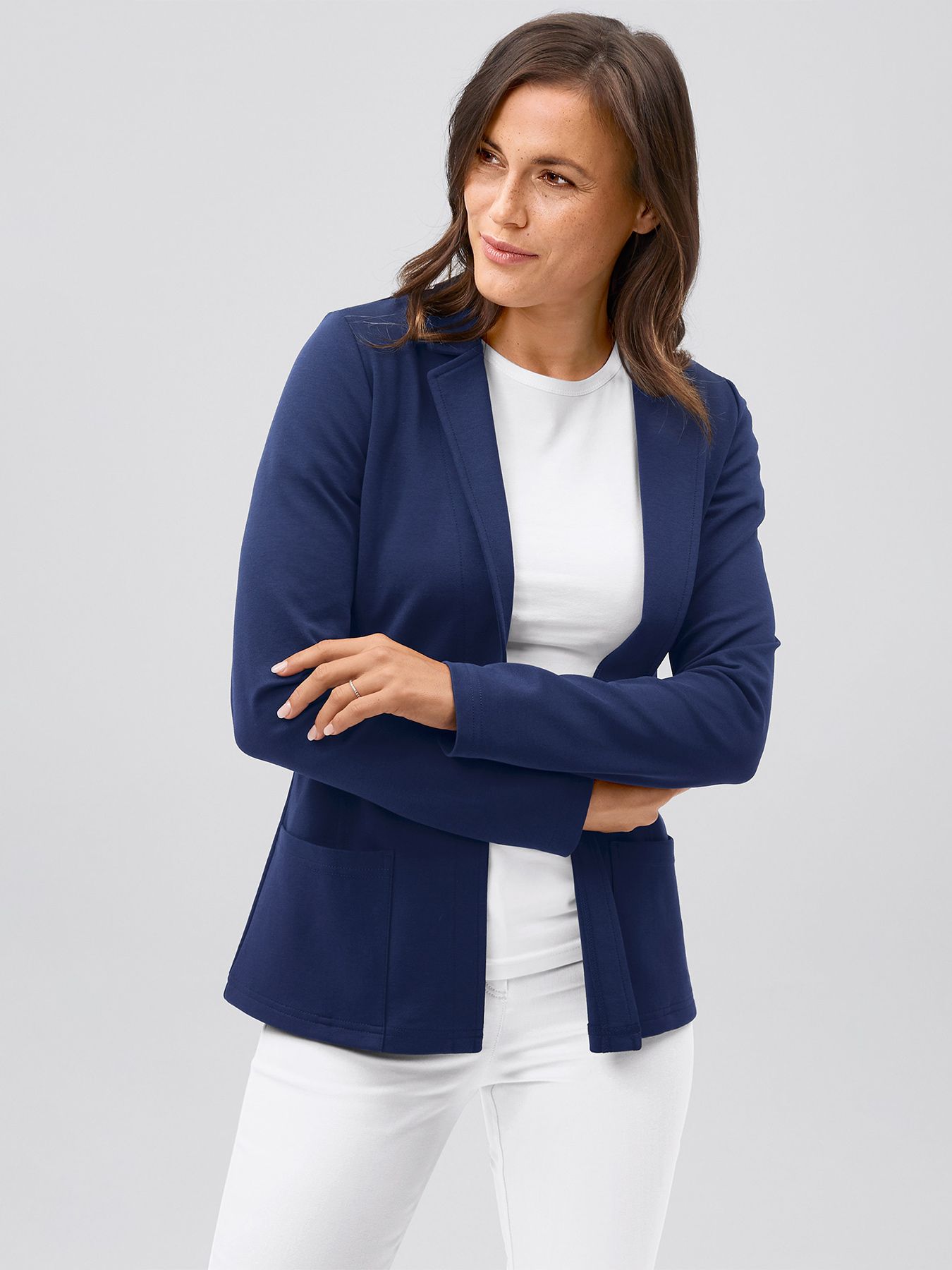 Damesblazer – jersey, 60°-was