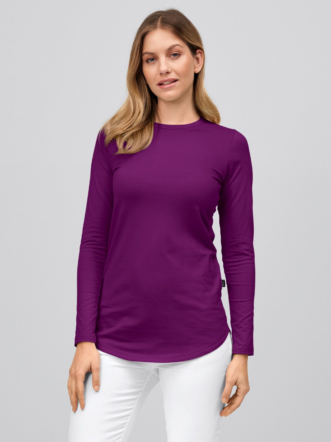 Damesshirt met lange mouwen, 60°-was