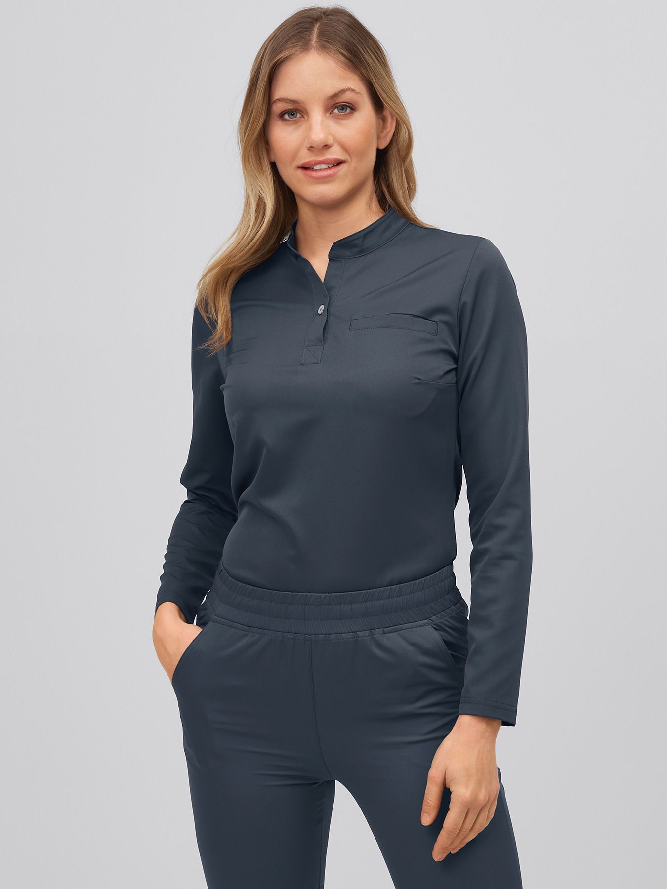 Damestuniek met lange mouwen – active-stretch