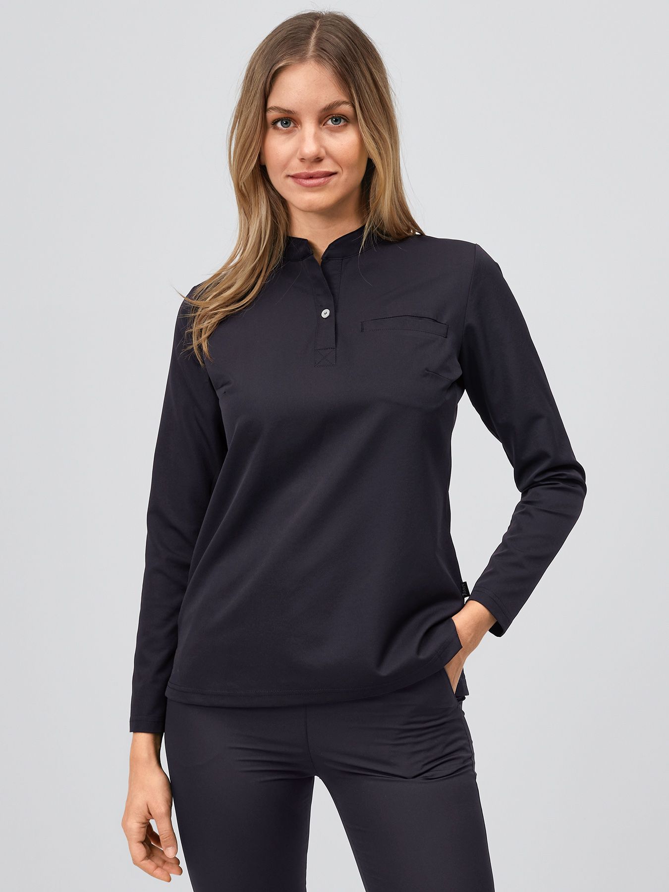 Damestuniek met lange mouwen – active-stretch