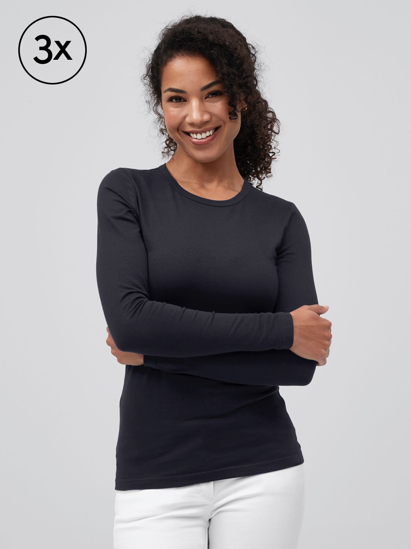 Shirt met lange mouwen GENT 3-pack