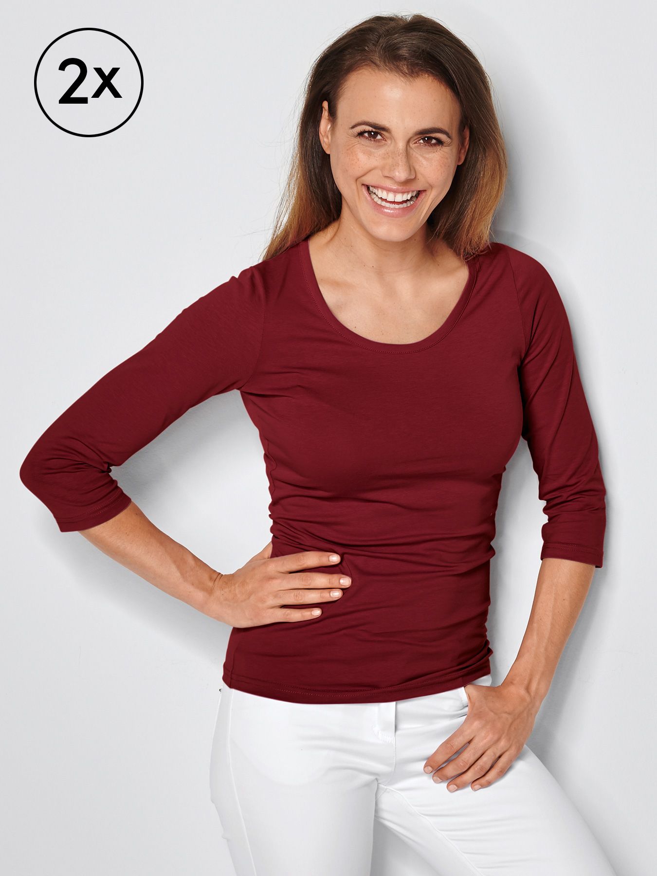 Shirt met 3/4-mouw EBRO Ltd. Dubbelpak