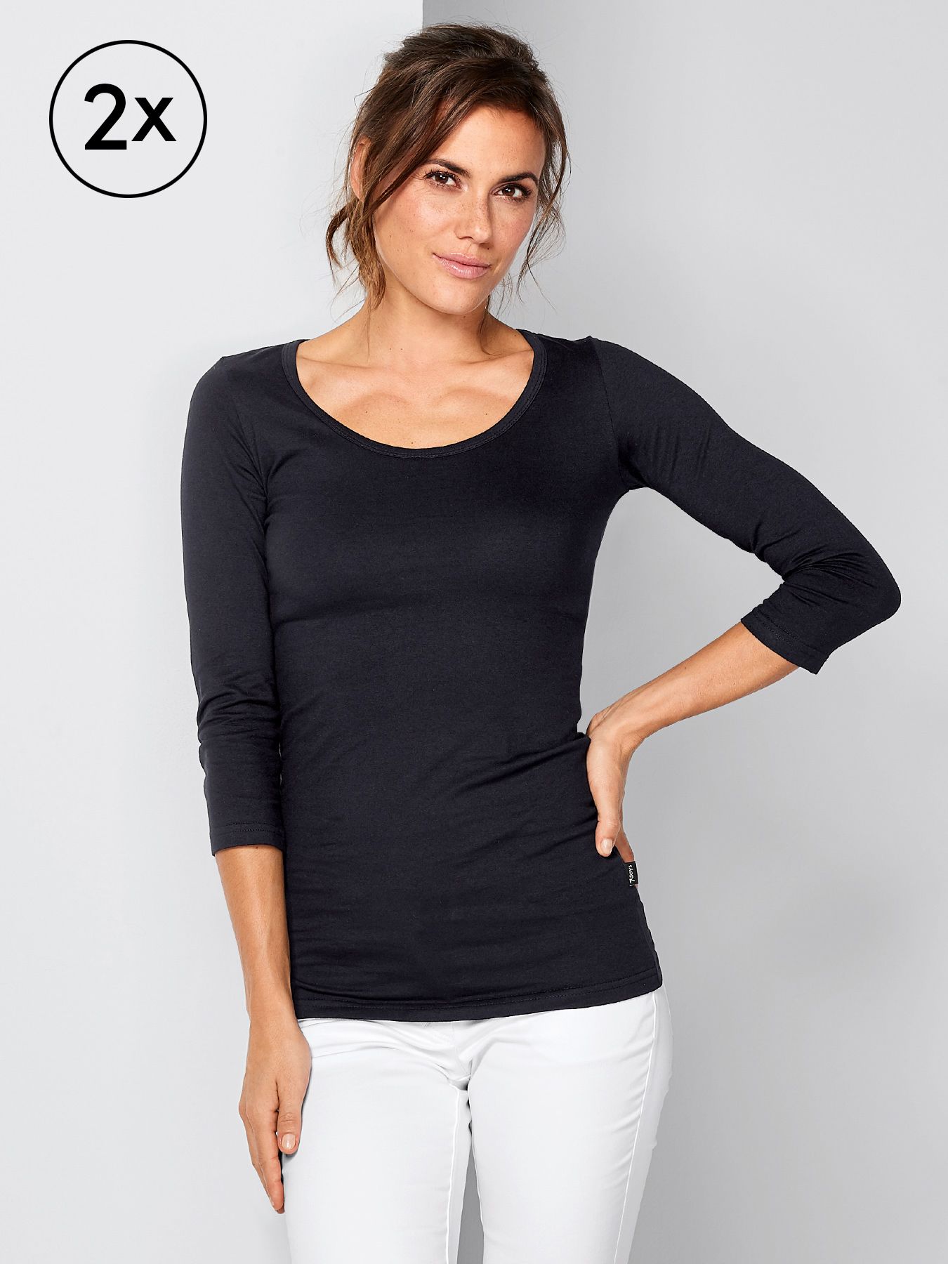 Shirt met 3/4-mouw EBRO Ltd. Dubbelpak