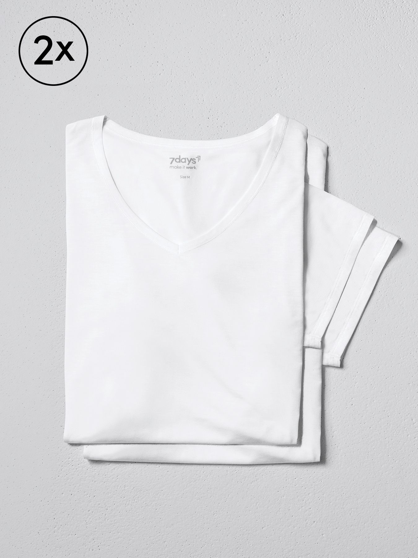 Ondershirt voor heren BORIK 2-pack*