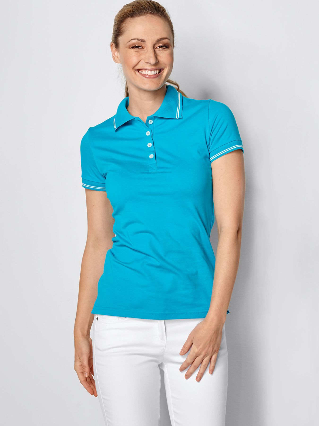 Dames poloshirt – single jersey