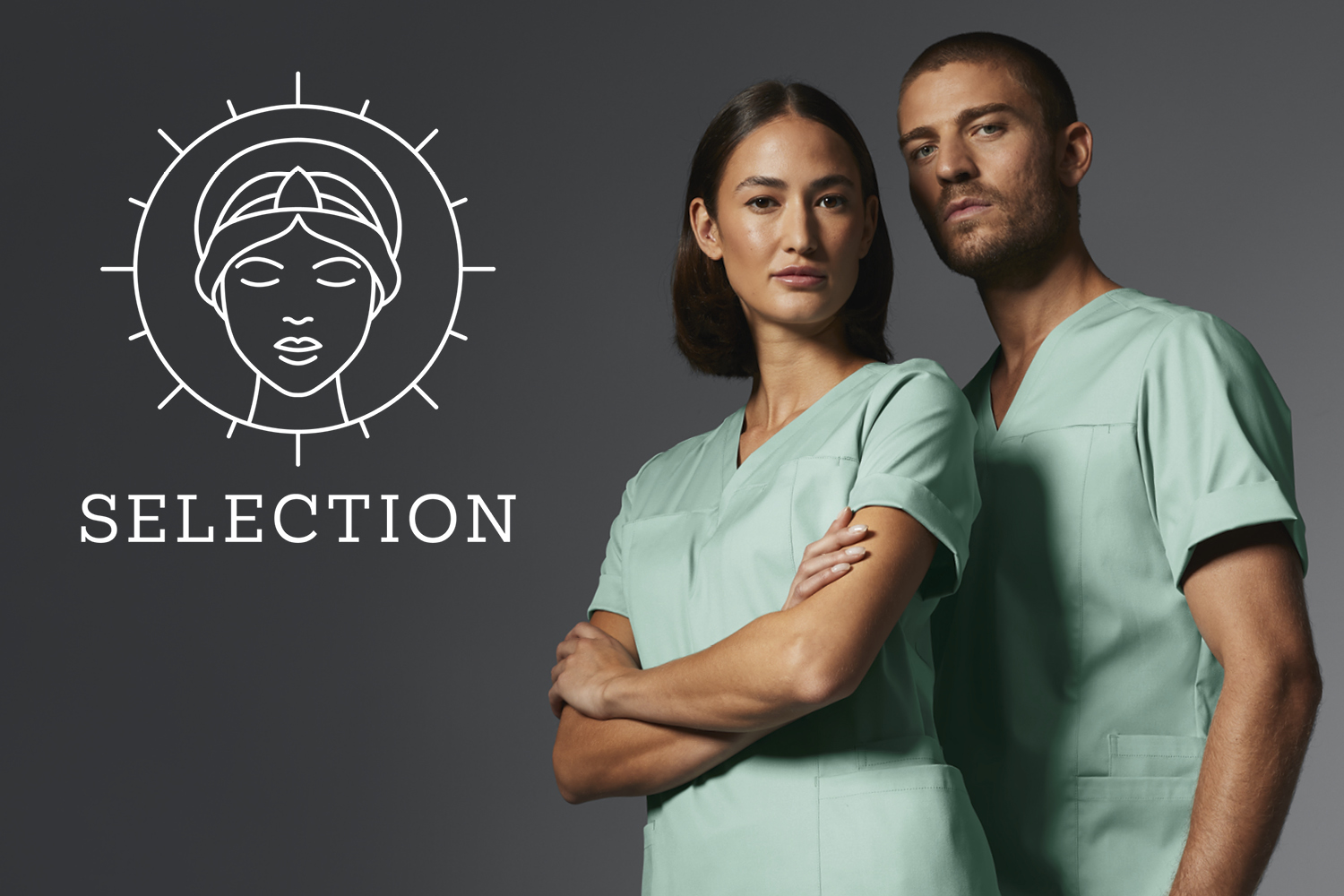 Twee personen uit de SELECTION-collectie van 7days
