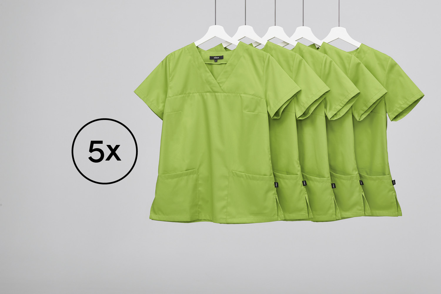 Vijf keer dezelfde kasak van 7days Multipack