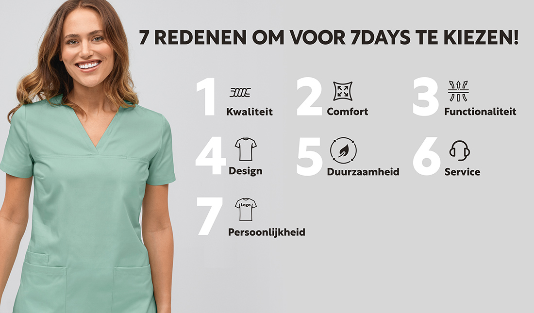 7 redenen om voor 7days te kiezen